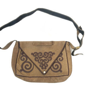 Vintage Leather Shoulder Boho Bag Artisanal